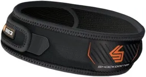 Knee Support Strap: Shock Doctor Patella Support Compression Strap - Adjustable Moisture Wicking Strap to Relieve Patella Alignment Pain - Black (Includes 1 Strap)