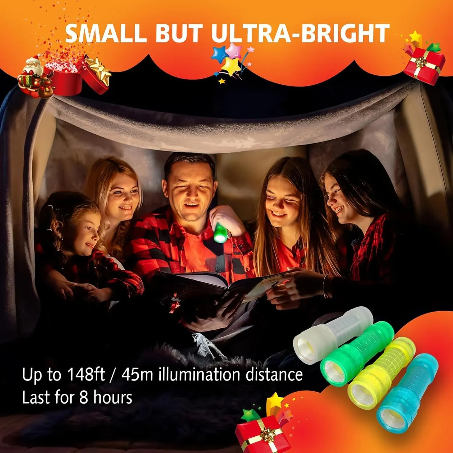 KunHe 20 Pack Glow in Dark Flashlights Mini Flashlight for Kids Bulk flashlights with Batteries Included Perfect for Teaching Kids Birthday Party Christmas Gifts Stocking Stuffers