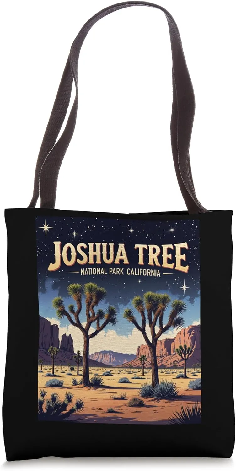 Landscape and Stars Joshua Tree National Park California Tote Bag