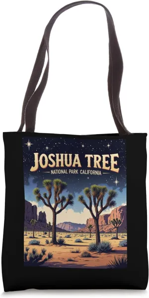 Landscape and Stars Joshua Tree National Park California Tote Bag