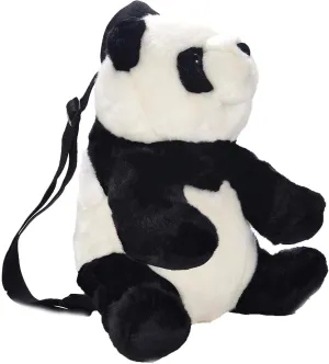 Large Children Panda Furry Shoulder Pack 17 inches zgyad020064017561