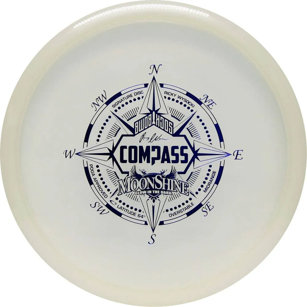 Latitude 64 Moonshine Glow Opto Compass Midrange Golf Disc