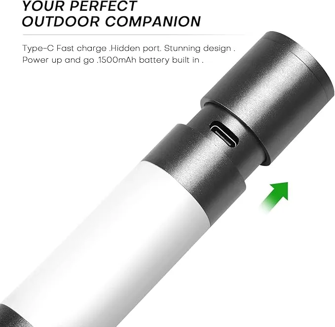 LED Flashlight, 1000 High Lumens Flashlights with USB Rechargeable Battery, 8 Modes Zoomable Flash Light with Sidelight and Magnetic, Waterproof Portable Flashlight Camping Accessories