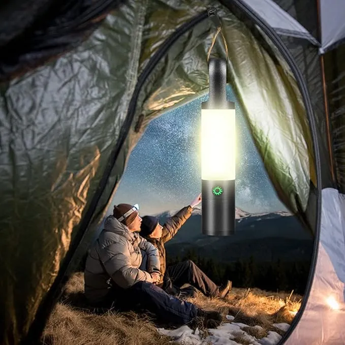 LED Flashlight, 1000 High Lumens Flashlights with USB Rechargeable Battery, 8 Modes Zoomable Flash Light with Sidelight and Magnetic, Waterproof Portable Flashlight Camping Accessories