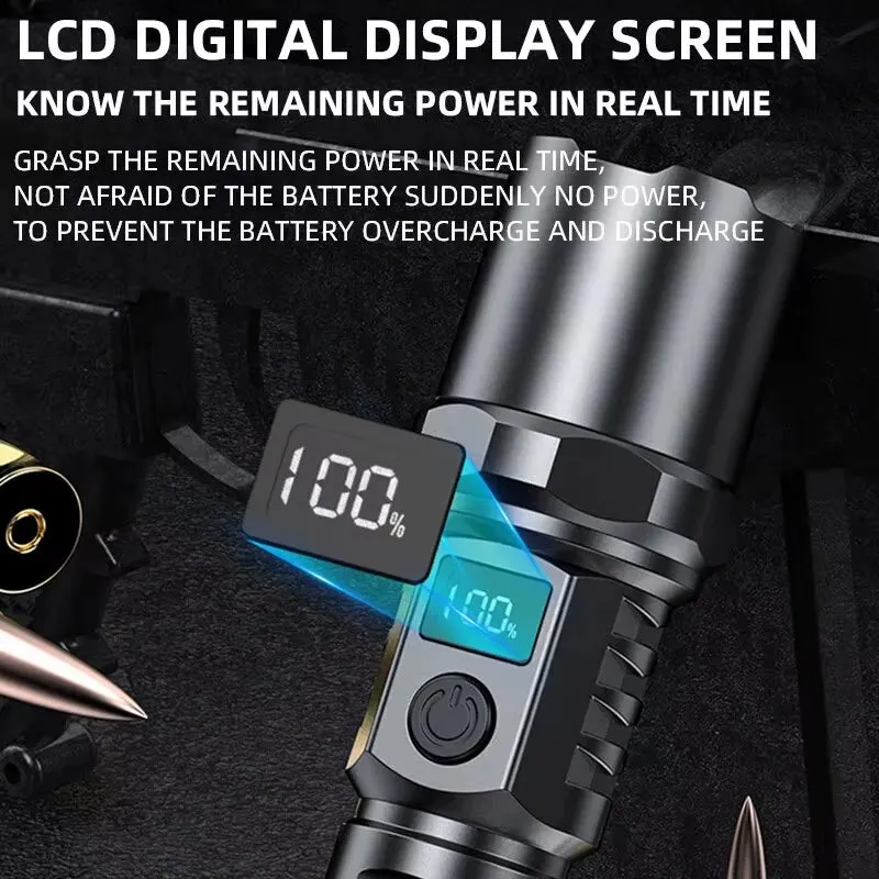 LED Flashlight – Telescopic Zoom for Versatile Outdoor Use