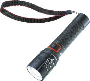 LED Flashlights High Lumens Emergency Tactical Super Bright Flashlights with 4 Modes, Zoomable, Waterproof, Powerful, Batteries Included for Outdoor Use, Camping, Rechargeable