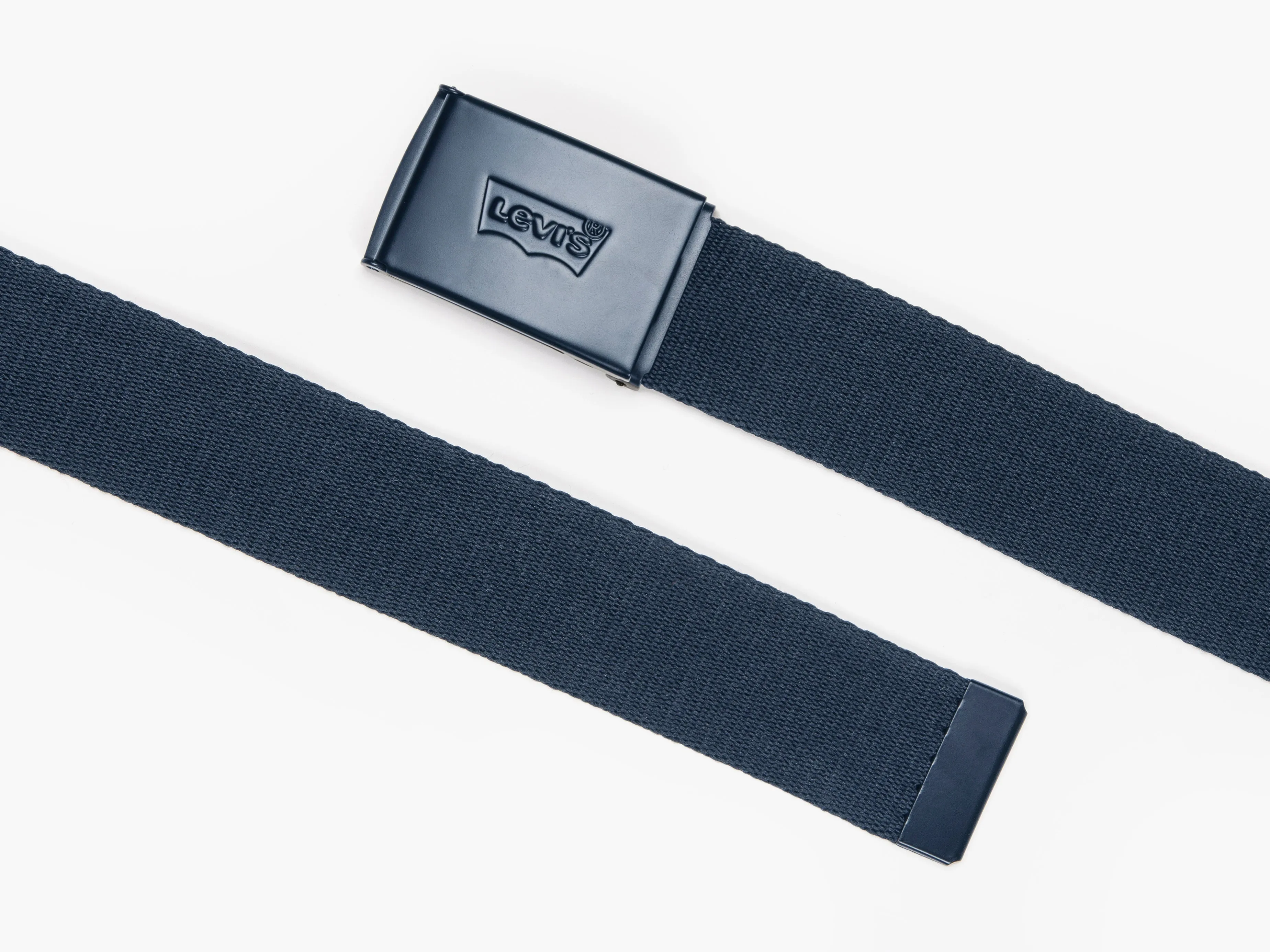 Levi's TONAL BATWING WEB Unisex Belt Navy Blue