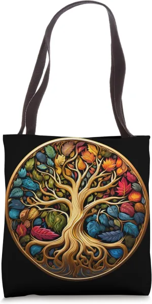 Life Tree: Eternal Unity Emblem Tote Bag