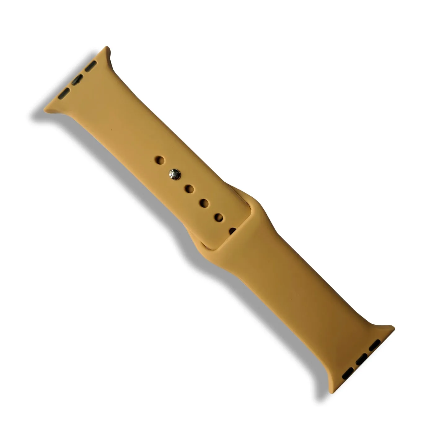 Light Brown Rubber Strap for Apple Watch