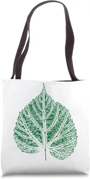 Linden Tree Leaf - Nature IMPRINT - Botany 2 Tote Bag