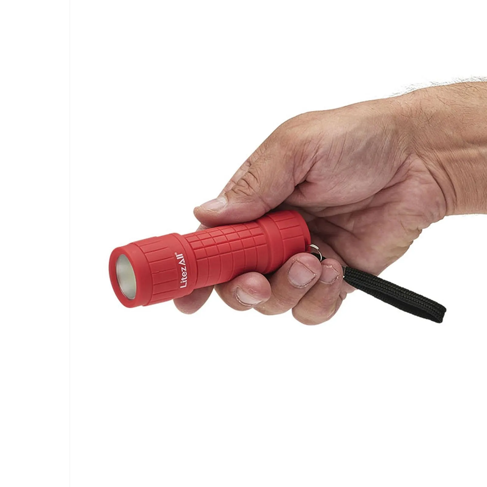 LitezAll 100 Lumen All Weather Rubber Coated Pocket Flashlight