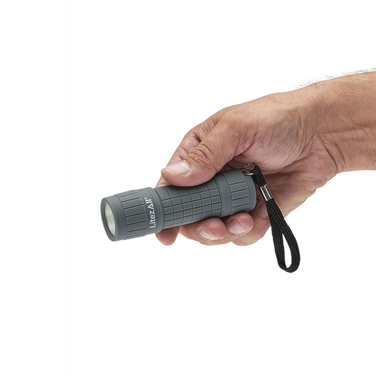 LitezAll 100 Lumen All Weather Rubber Coated Pocket Flashlight