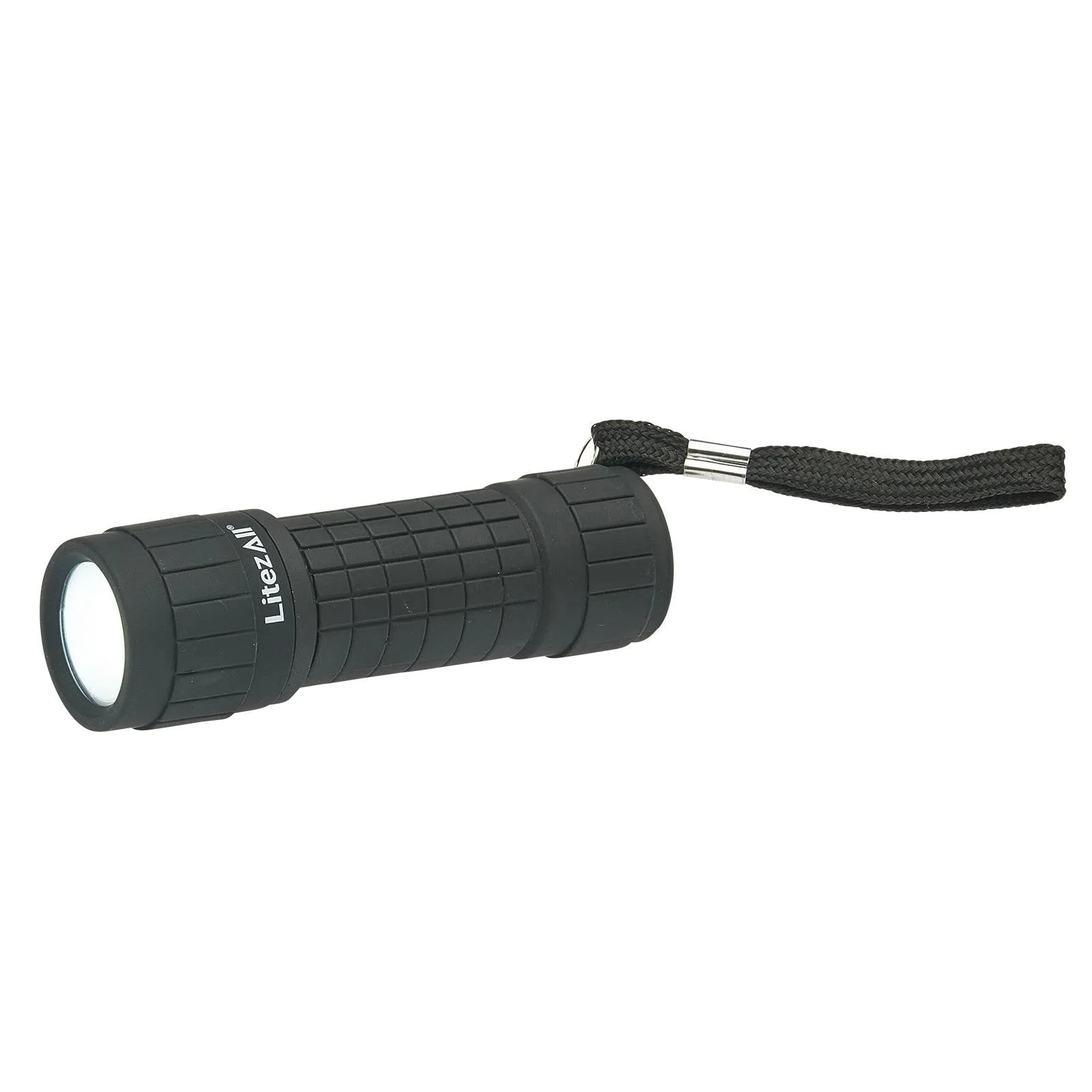 LitezAll 100 Lumen All Weather Rubber Coated Pocket Flashlight
