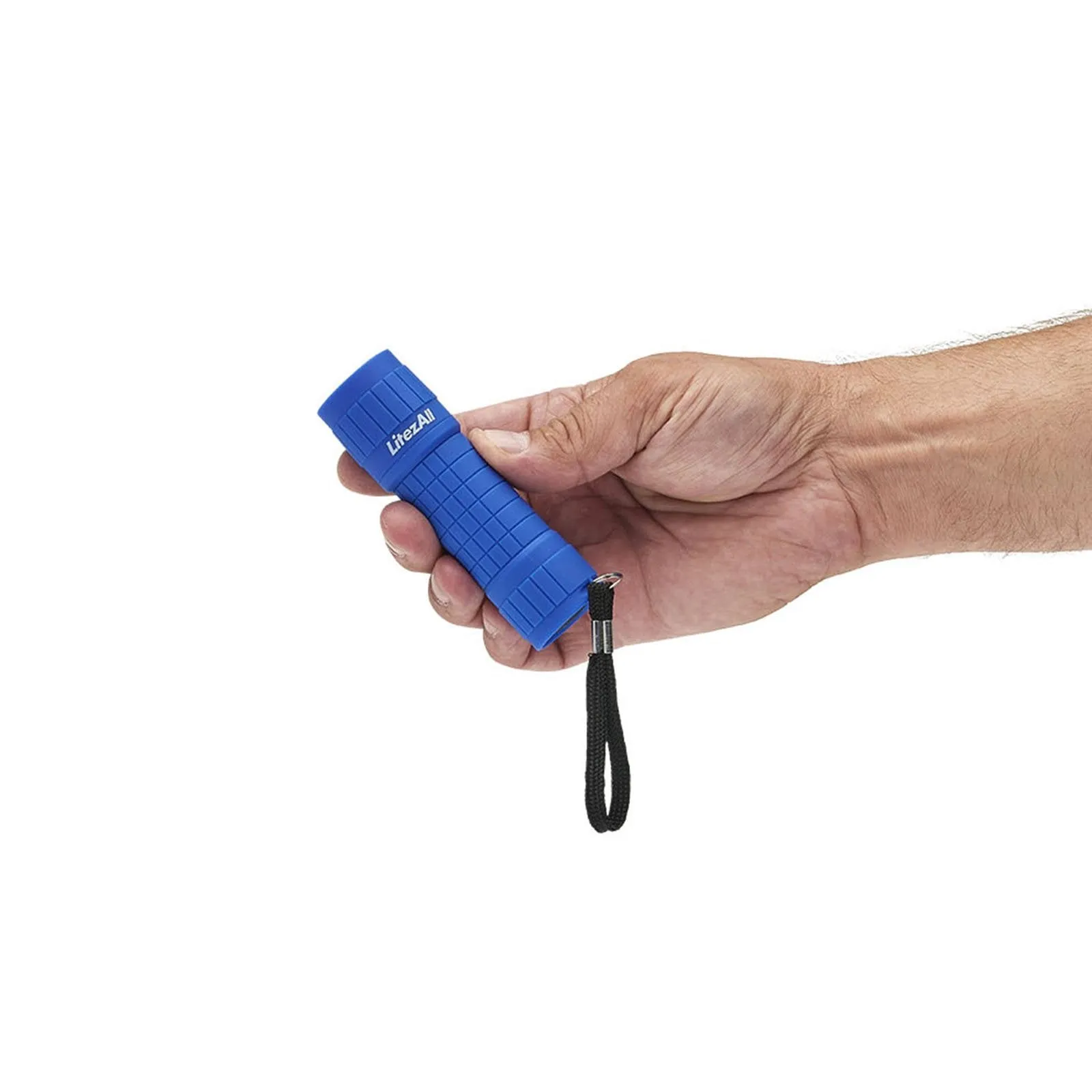 LitezAll 100 Lumen All Weather Rubber Coated Pocket Flashlight