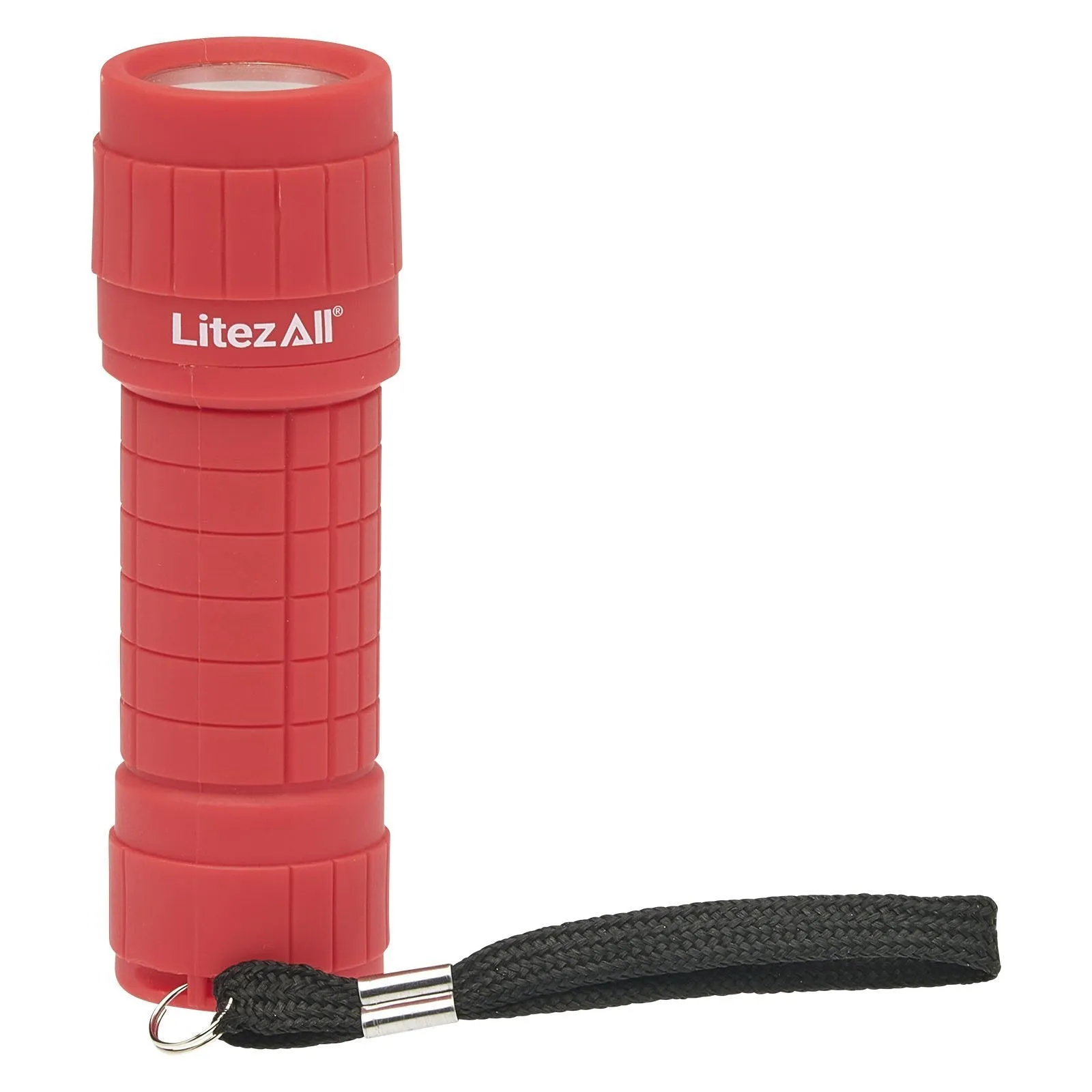 LitezAll 100 Lumen All Weather Rubber Coated Pocket Flashlight