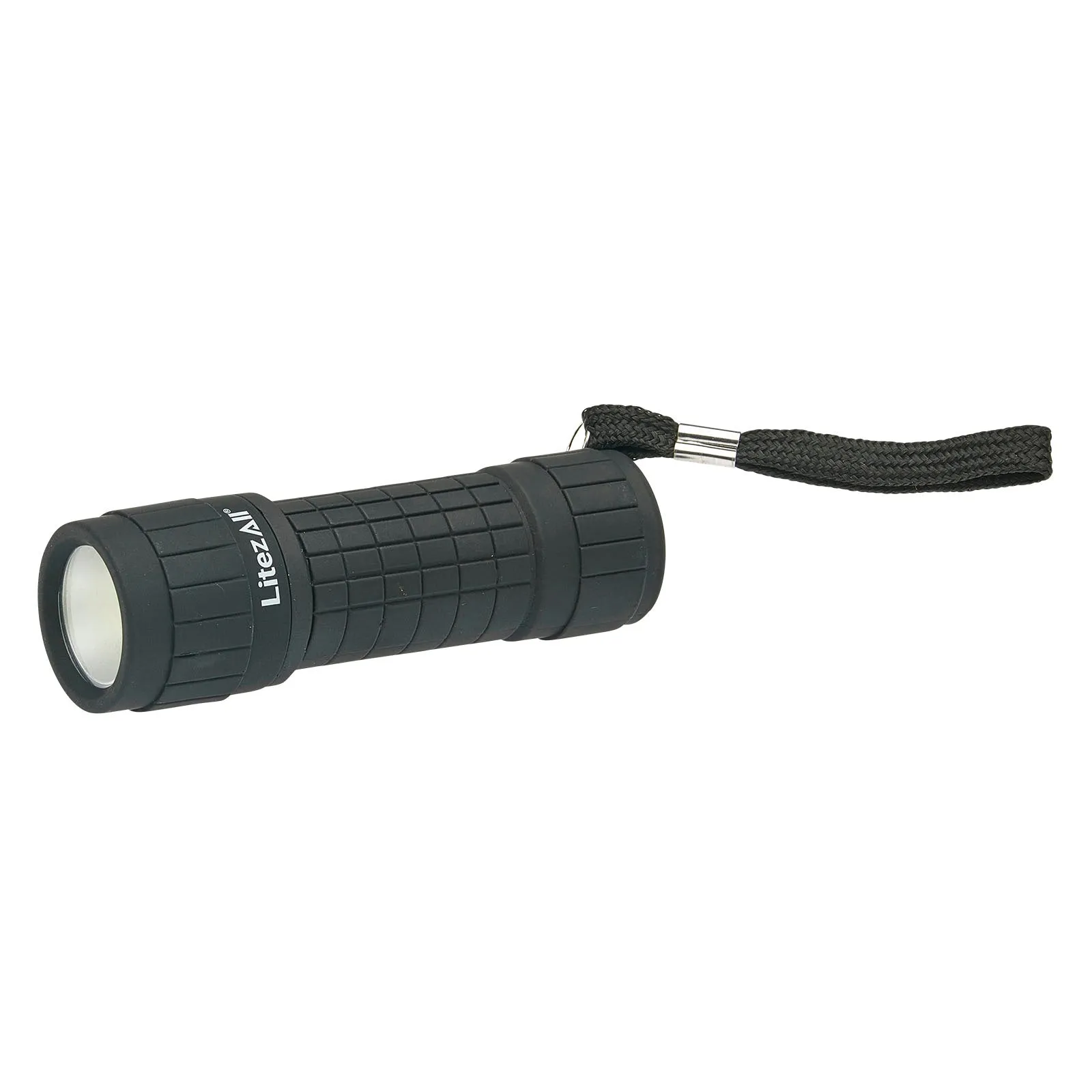 LitezAll Rubber Coated Pocket Flashlight 2 Pack