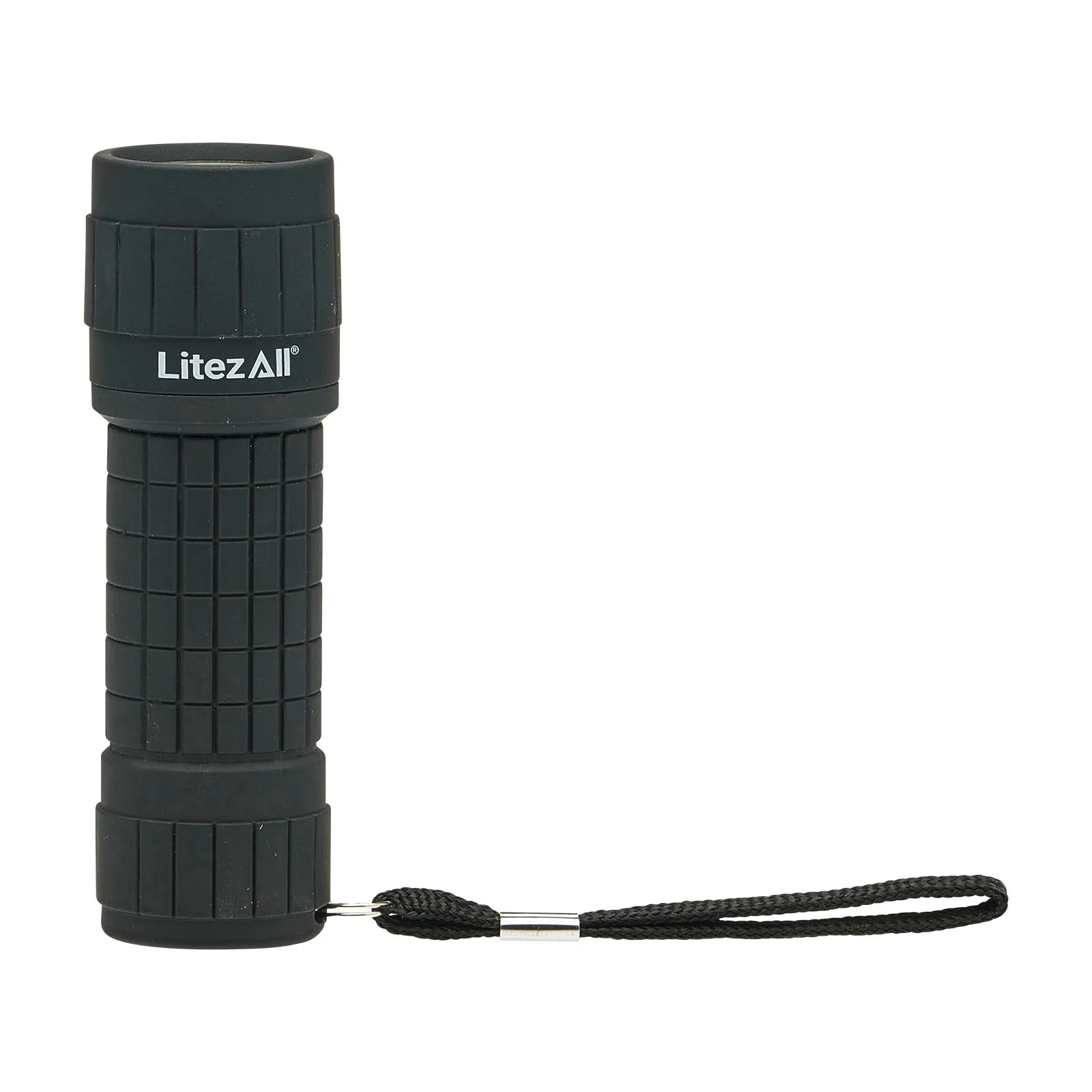 LitezAll Rubber Coated Pocket Flashlight 2 Pack