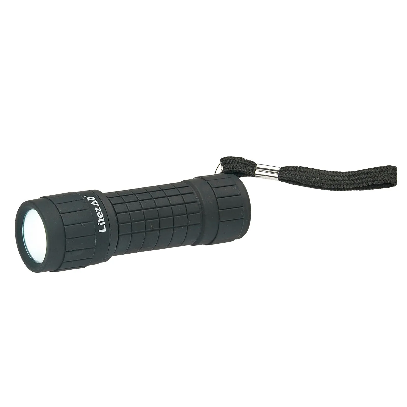 LitezAll Rubber Coated Pocket Flashlight 2 Pack