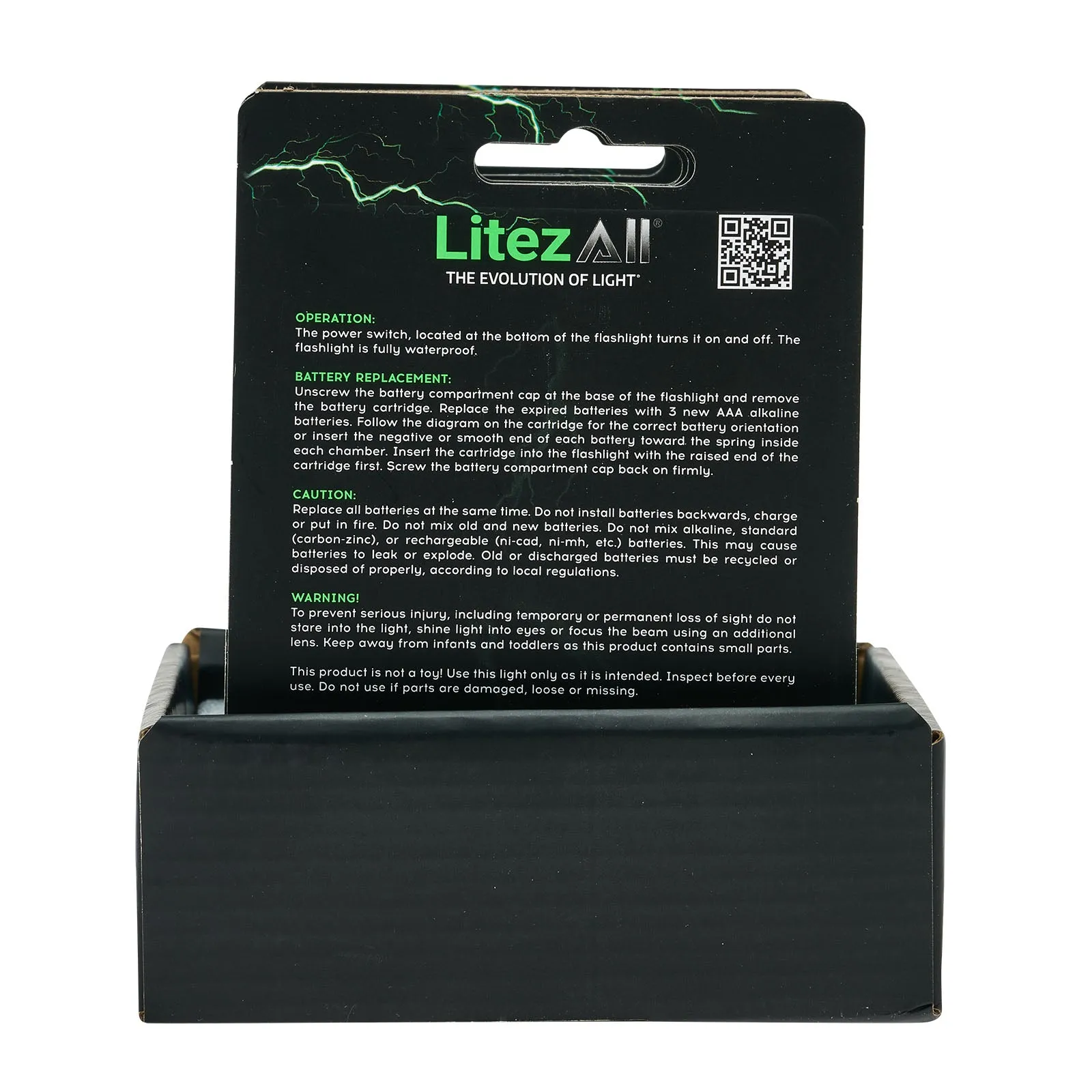 LitezAll Rubber Coated Pocket Flashlight 2 Pack