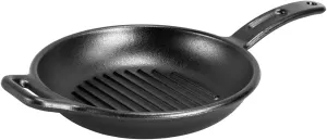 Lodge BOLD 10 Inch Seasoned Cast Iron Grill Pan; Design-Forward Cookware