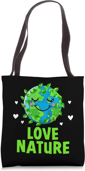 Love Nature Sustainable Ecology Zero Waste Ecosystem Trees Tote Bag