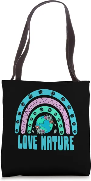 Love Nature Sustainable Ecology Zero Waste Ecosystem Trees Tote Bag