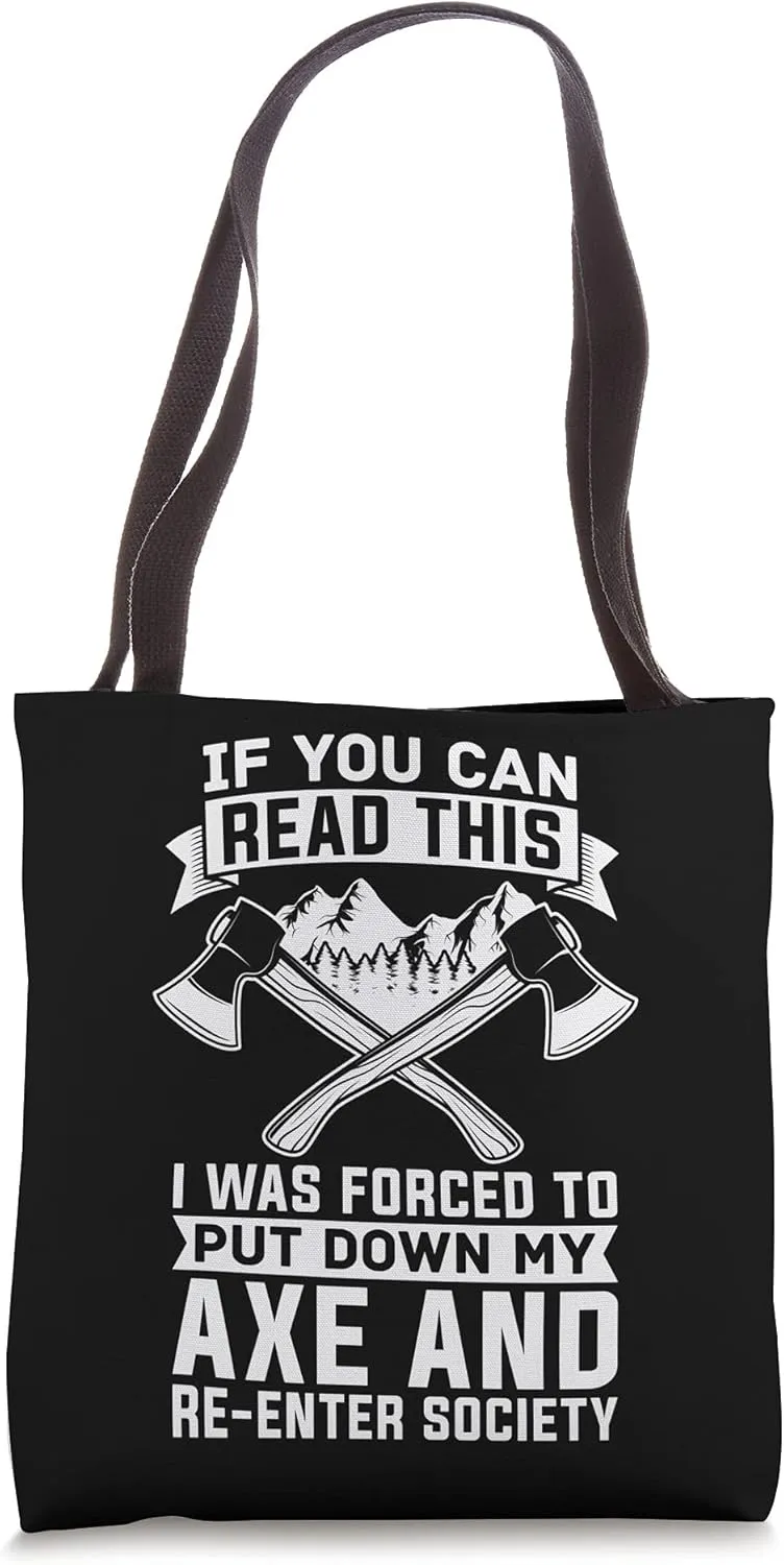 Lumberjack - Woodworker Tree Logger Lumber Forester Tote Bag
