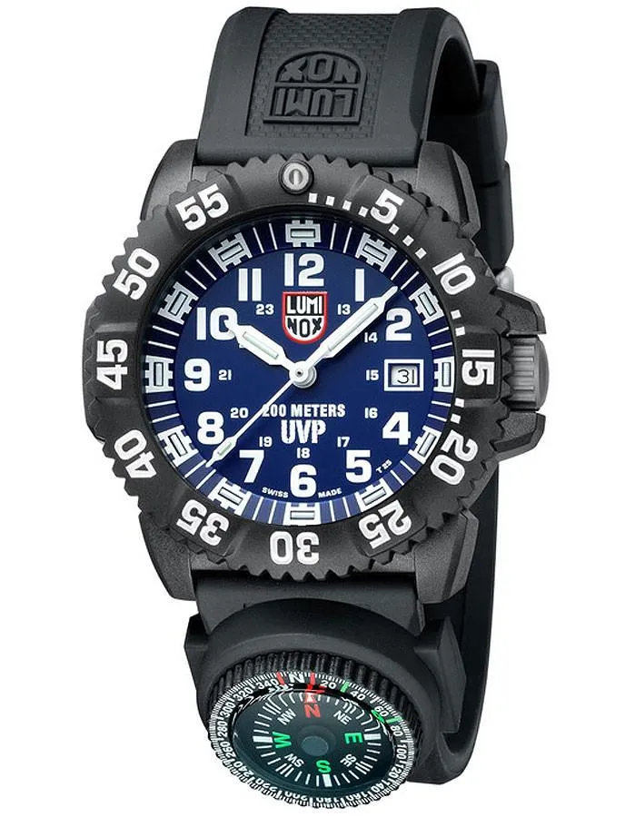 Luminox Mens Scott Cassell Special Edition Diving Set - Blue Dial - Polyurethane
