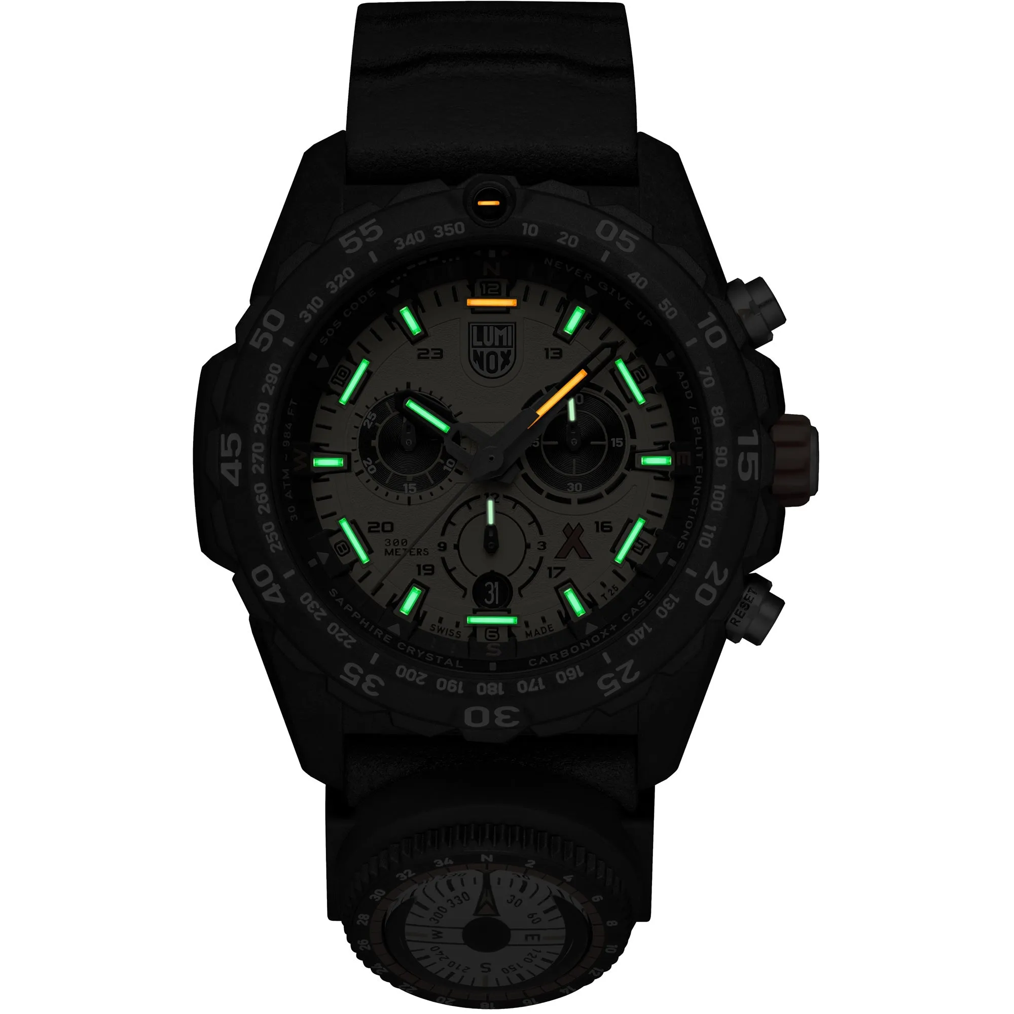 Luminox Swiss 3745 Bear Gryllis Compass Black
