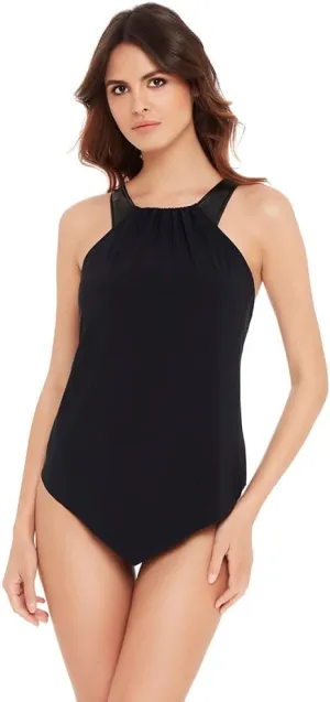 MagicSuit Women's Swimwear Moto Chic Rachel Soft Cup Adjustable Strap Tankini Top