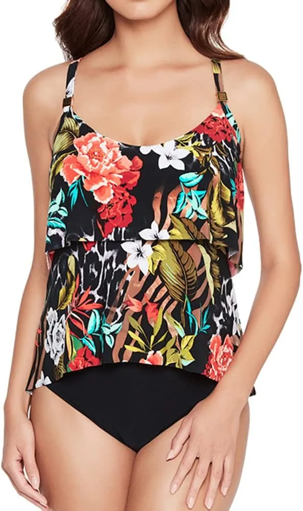 MagicSuit Women's Swimwear Muse Grace Soft Cup Adjustable Strap Tankini Bathing Suit Top Separate
