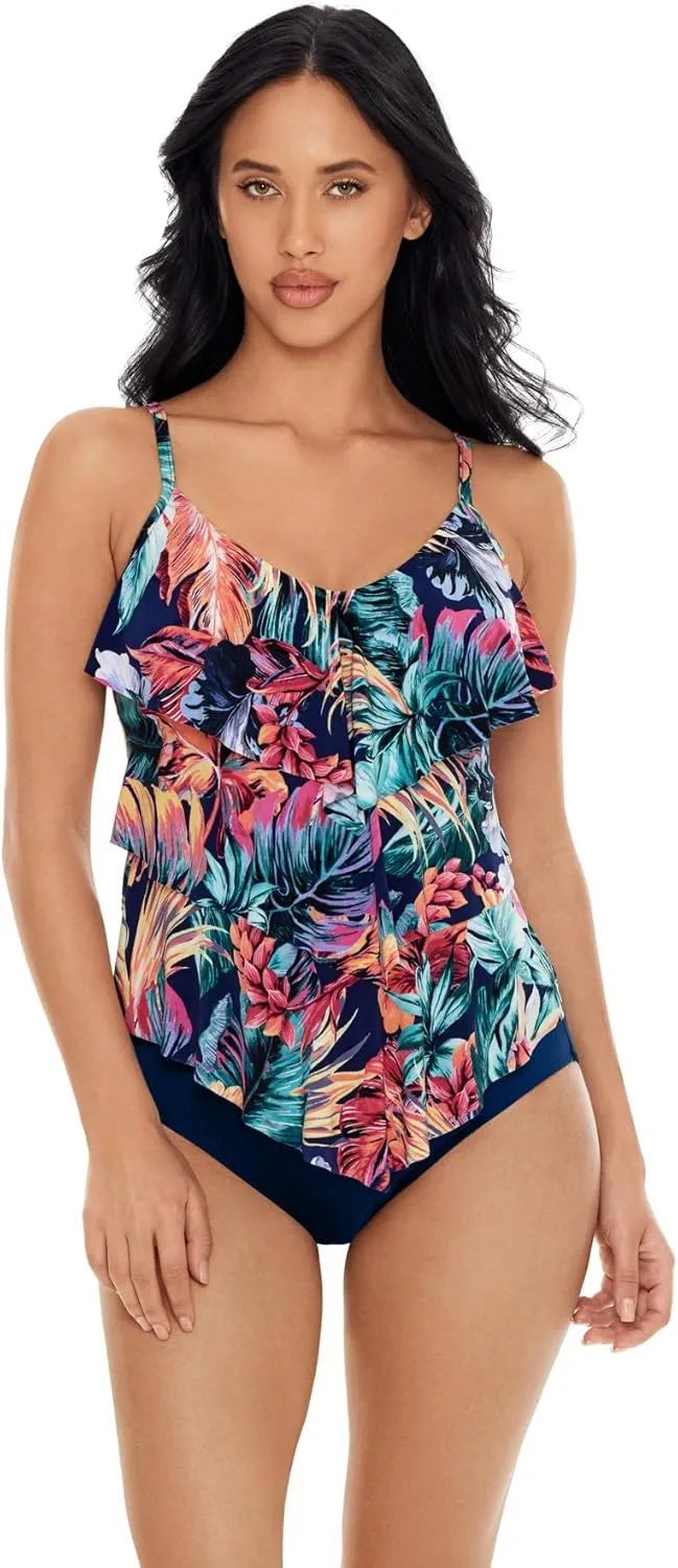 MagicSuit Women's Swimwear Rita Soft Cup Adjustable Strap Tankini Bathing Suit Top Separate