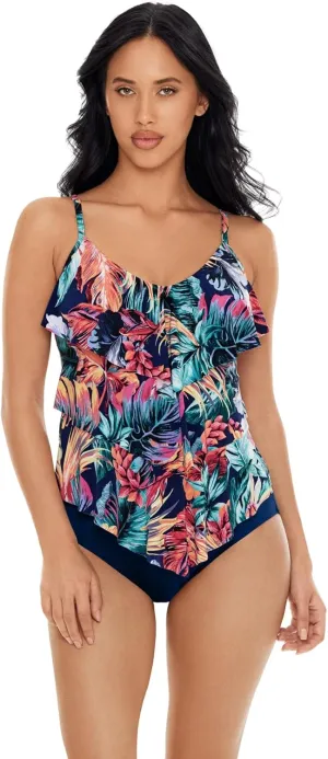 MagicSuit Women's Swimwear Rita Soft Cup Adjustable Strap Tankini Bathing Suit Top Separate