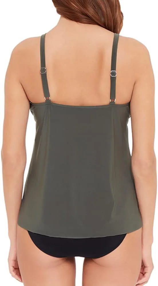MagicSuit Women's Swimwear Riveted Donna Soft Cup Adjustable Strap Tankini Top