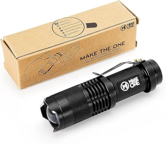 Maketheone IR Torch 3 Watt 850NM Infrared Light Night Vision Flashlight Torch - Infrared Light is Invisible to Human Eyes - to be Used with Night Vision Device (NOT Include Battery)
