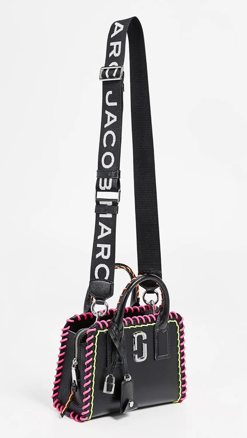 Marc Jacobs Graphic Webbing Strap Black Multi One Size