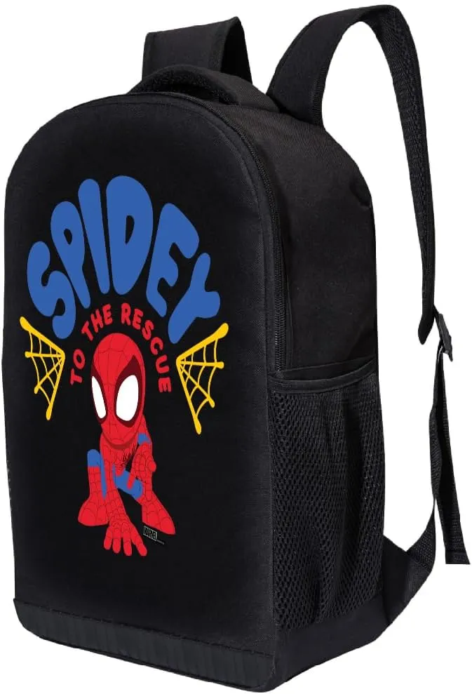 Marvel Spiderman Miles Morales Backpack Spidey and His Amazing Friends Backpack for Boys, Girls - Toddler Backpack for Kids 18" Backpack for School (Spidey to the Rescue)