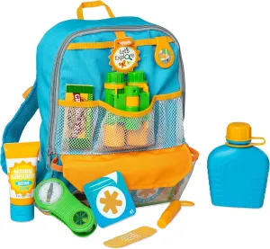 Melissa & Doug Let’s Explore Hiking Play Set – 23 Pieces Toddler Nature Toys, Hiking Toys for Kids Ages 3 