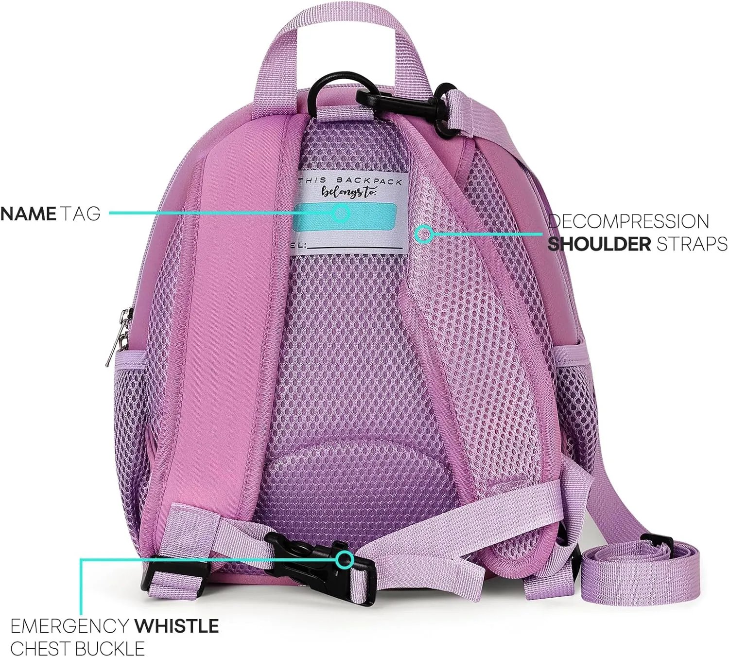 mibasies Backpack Leash for Toddlers 1-3: Baby Backpack with Leash for Boys Girls - Cat Backpack - 9inch Mini