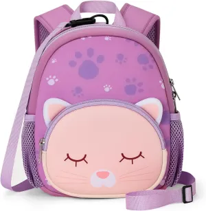 mibasies Backpack Leash for Toddlers 1-3: Baby Backpack with Leash for Boys Girls - Cat Backpack - 9inch Mini