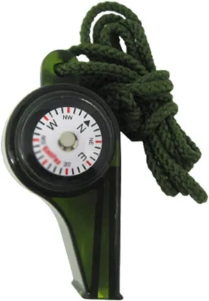 Mini Compass Thermometer Portable Precise Outdoor Multifunctiol High Decibel Survival Whistle/Compass/North Pointer (Color : A)