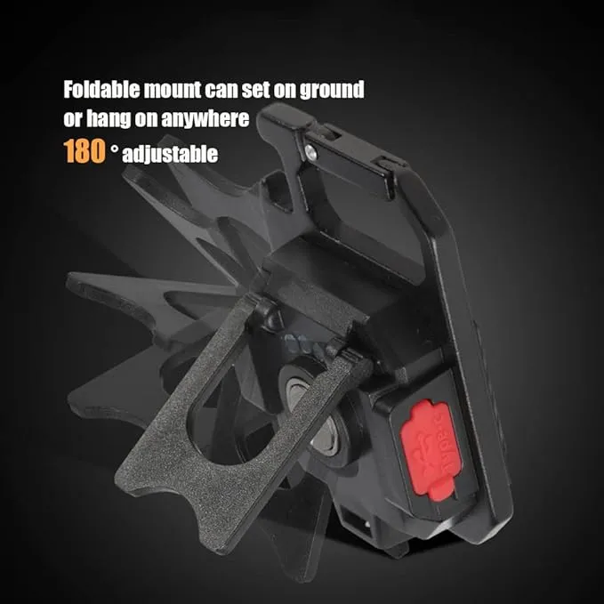 Mini LED Flashlight COB Rechargeable Keychain with 7 Light Modes Portable Pocket Light 500 Lumens Max with Folding Bracket Bottle Opener for Fishing Walking Camping (Type-1)
