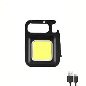 Mini LED Flashlight Magnetic COB Work Light 800 Lumens USB Rechargeable Camping Spotlight