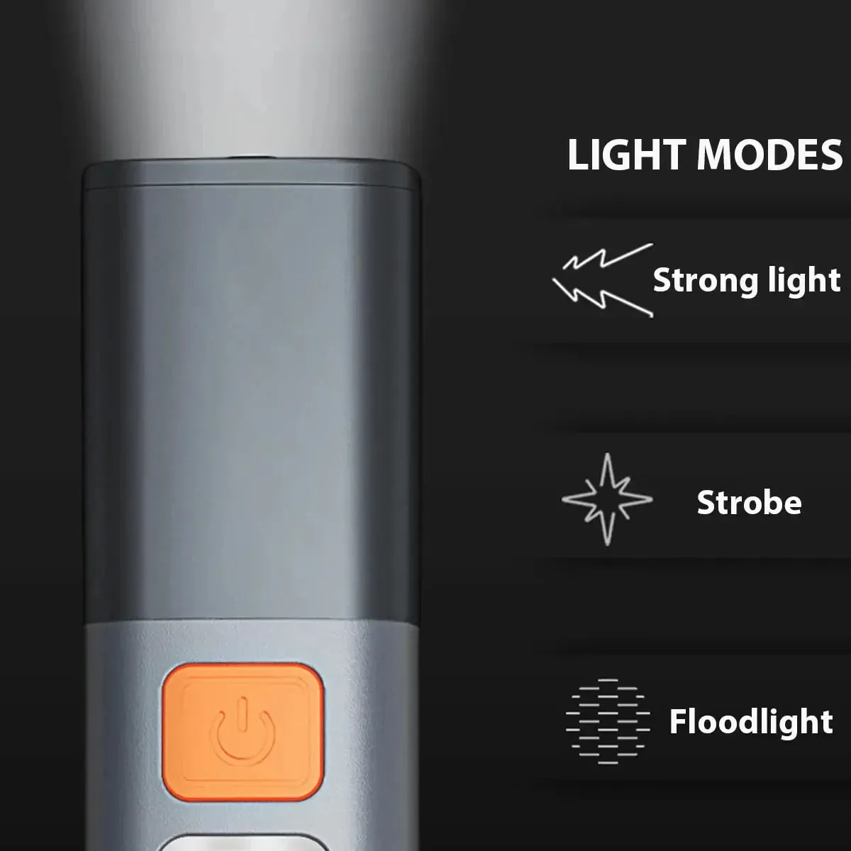 Mini LED Torch Flashlight 1-10pcs, Zoomable, Waterproof, COB Side Lights, for Outdoor Fishing, Hunting, Camping