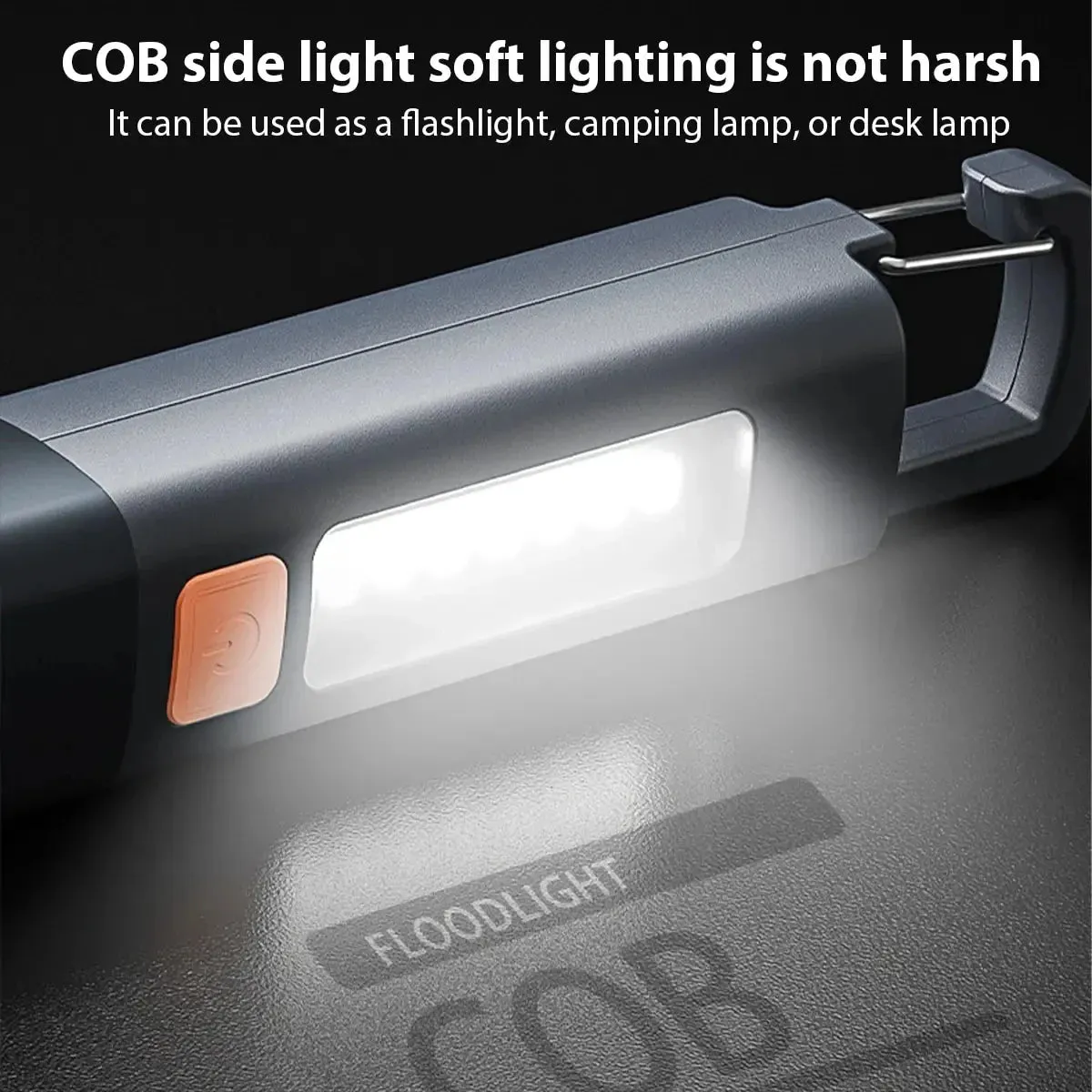 Mini LED Torch Flashlight 1-10pcs, Zoomable, Waterproof, COB Side Lights, for Outdoor Fishing, Hunting, Camping