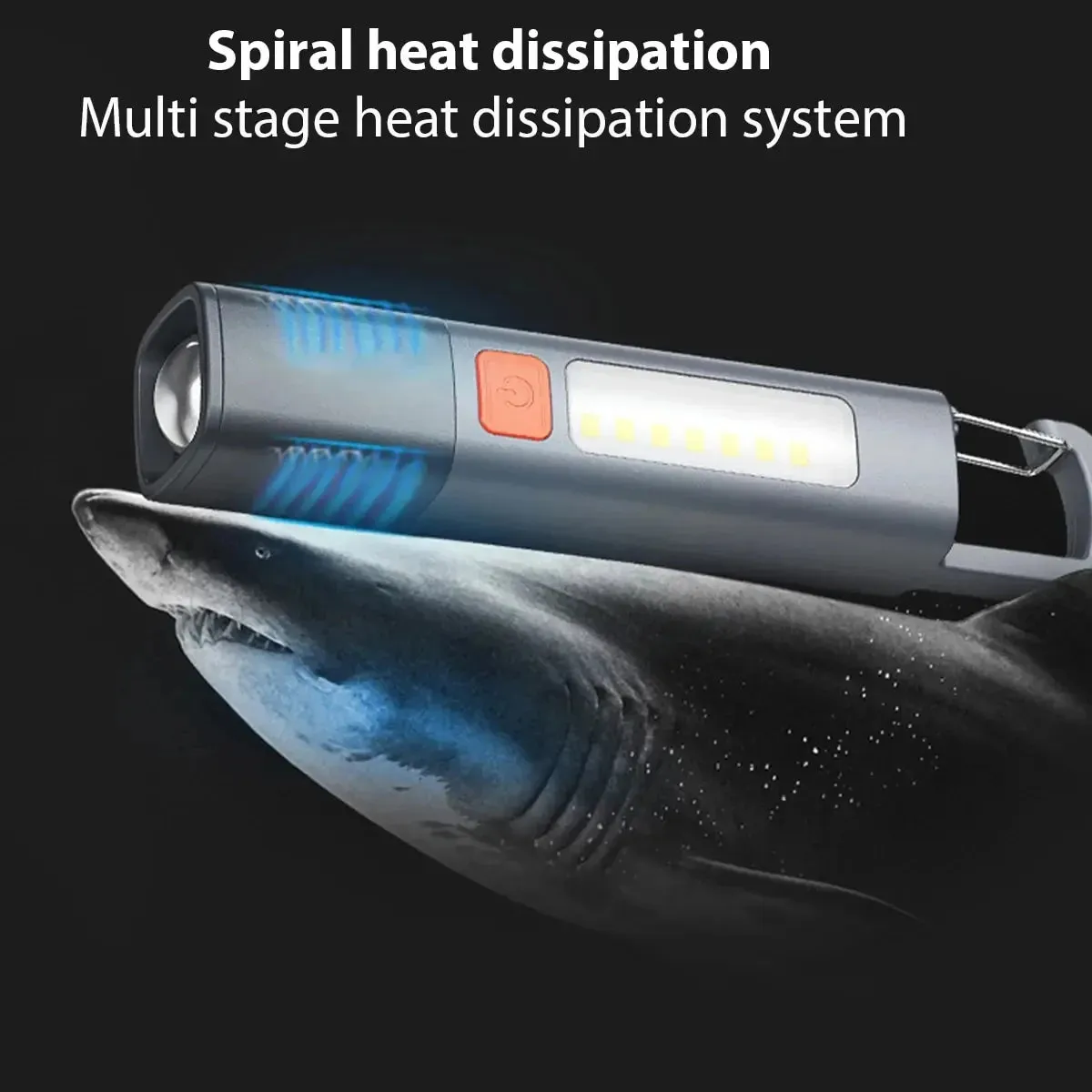Mini LED Torch Flashlight 1-10pcs, Zoomable, Waterproof, COB Side Lights, for Outdoor Fishing, Hunting, Camping