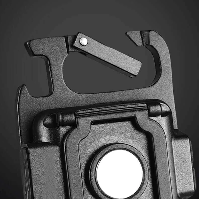 Mini Waterproof Pocket Torch LED Keychain Flashlight USB Charging