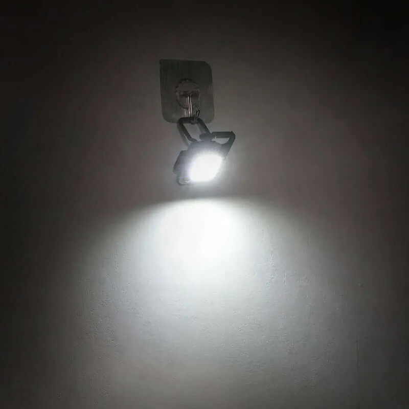 Mini Waterproof Pocket Torch LED Keychain Flashlight USB Charging