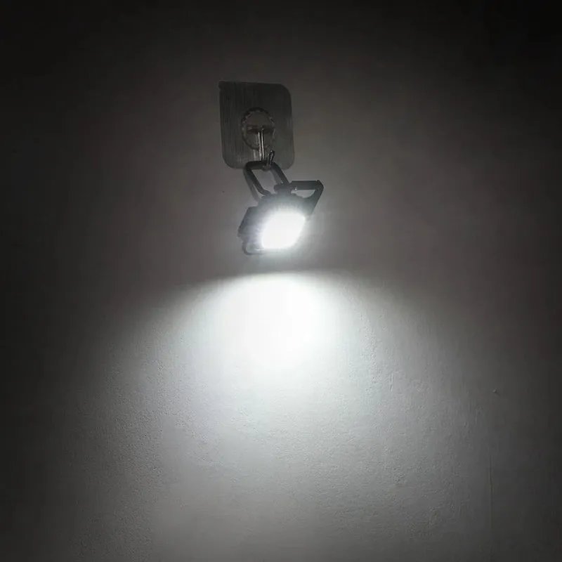 Mini Waterproof Pocket Torch LED Keychain Flashlight USB Charging