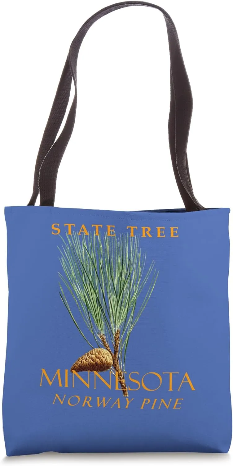 Minnesota Territory Tree The Norway Pine Tote Bag